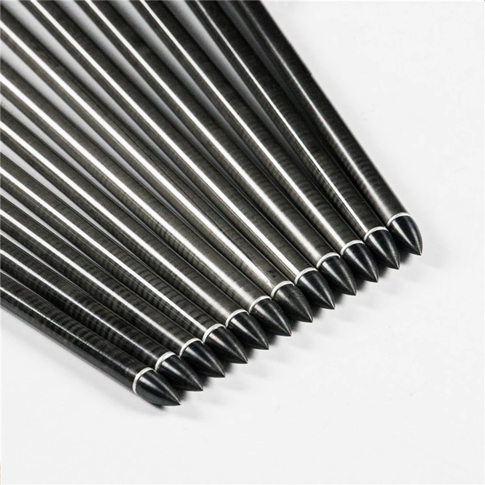 Стрелы из чистого карбона 30 дюймов 300 и 340 наружный диаметр 7 6 мм|pure carbon arrows|carbon