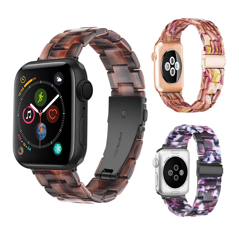 Клейкие очки для Apple watch band 5 4 3 2 1 ремешок iwatch 42 44 38 40 мм Браслет спортивный смарт