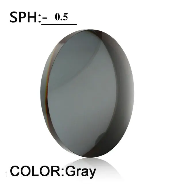 black-gray lens-0.5 Диоптрия SPH от 0 до 0,5 до 6,0 готовая близорукость солнцезащитные очки для мужчин и женщин близорукие линзы по рецепту мужские поляризованные солнцезащитные очки NX - Цвет линз: black-gray lens-0.5