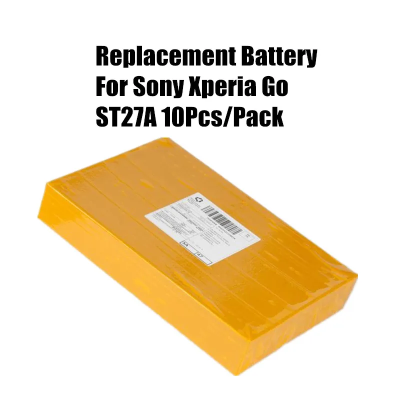 Новое поступление 10 шт./упак. 1265mah Сменный аккумулятор для Sony Xperia Go/ST27A/ST27/ST27I