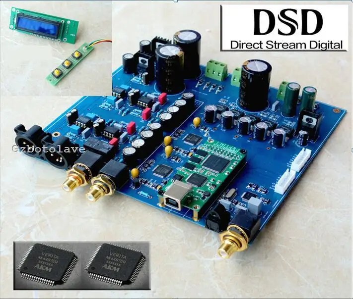 Двойной AK4497 DAC усилитель декодер AK4118 32bit 384 К DSD ЦАП Усилители мощности  | Отзывы и видеообзор