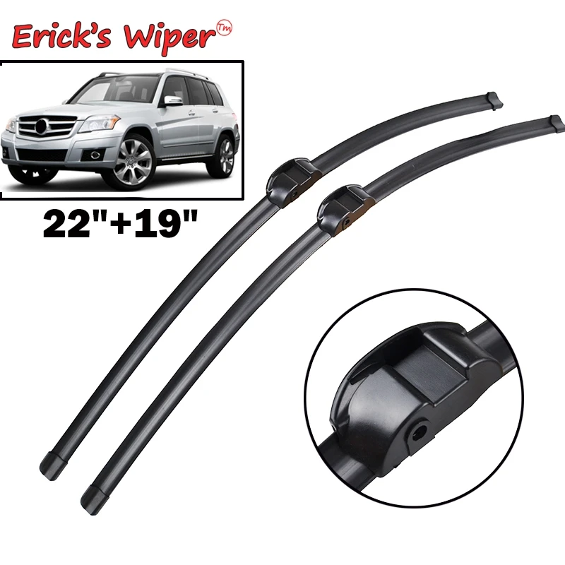 

Erick's Wiper LHD Front Wiper Blades For Mercedes-Benz GLK 280 300 350 200 220 320 X204 Windshield Windscreen Window 22"19"