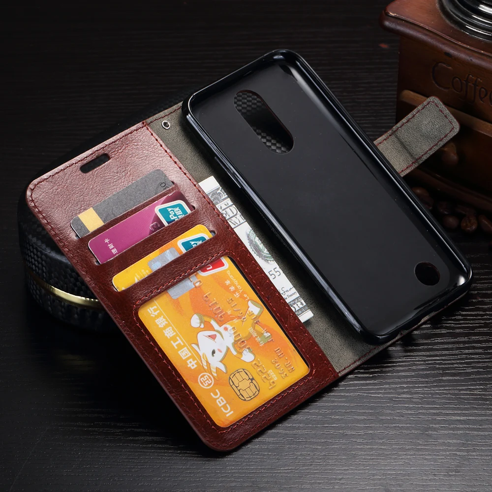 Lucury шаблон кожаный чехол для LG K8 2017 флип роспись Бумажник M200N телефон компактная
