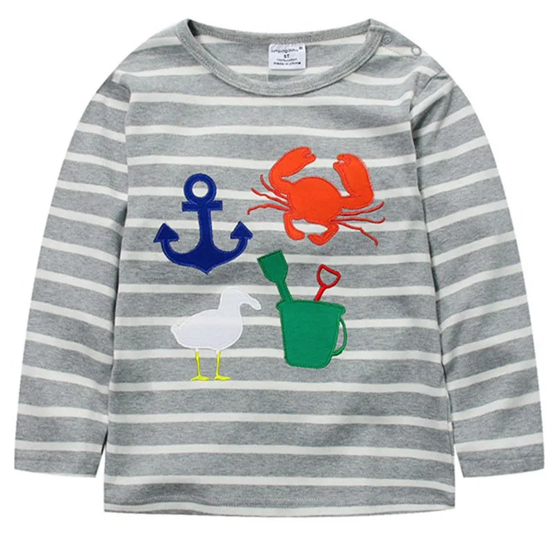 Jumpingbaby 2021 футболка для мальчиков маленьких одежда детская футболки Camiseta детские