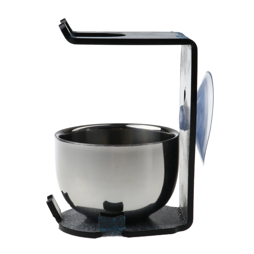 Мужская кружка для мыла из нержавеющей стали + стойкая к повреждениям акриловая