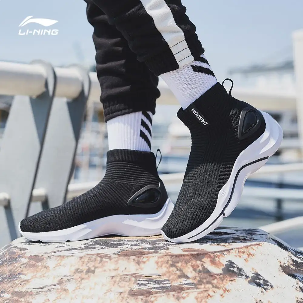 Женские туфли Li Ning для прогулок и отдыха удобная спортивная обувь с подкладкой