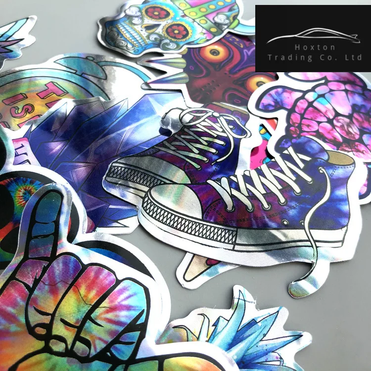 21pcs Colorful style Flamingo Fantastic stickers skateboard decal Notebook trolley case backpack Table PVC car DIY Cool sticker |