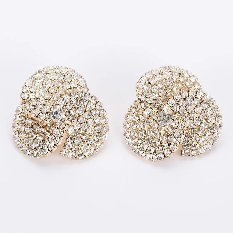 Женские серьги гвоздики с кристаллами YFJEWE оптовая продажа бижутерия boucle D'oreille