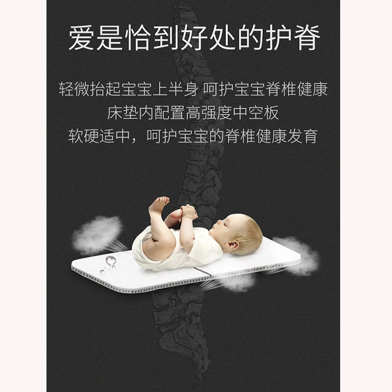 Портативная детская кровать для новорожденных, многофункциональная бионическая кровать, складная, устойчивая к давлению