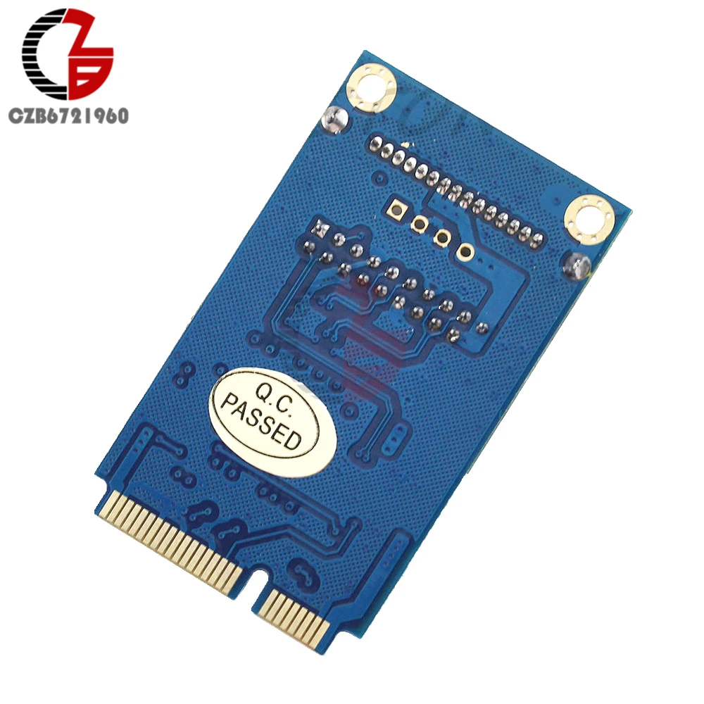 Mini PCI-E to USB Adapter PCIE 19Pin SATA Dual USB3.0 Expansion Card | Обустройство дома