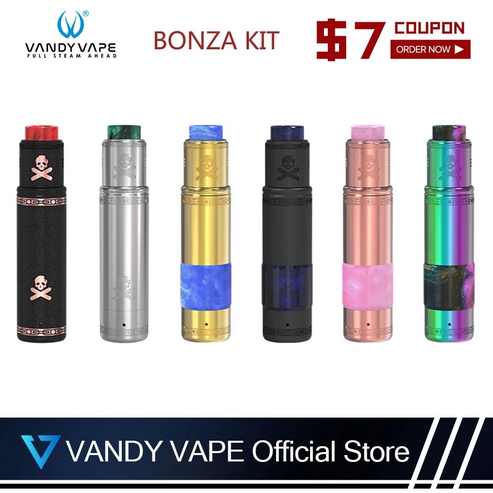 Оригинальный Vandy vape Bonza комплект с Vandyvape V1.5 RDA бак для электронная сигарета без