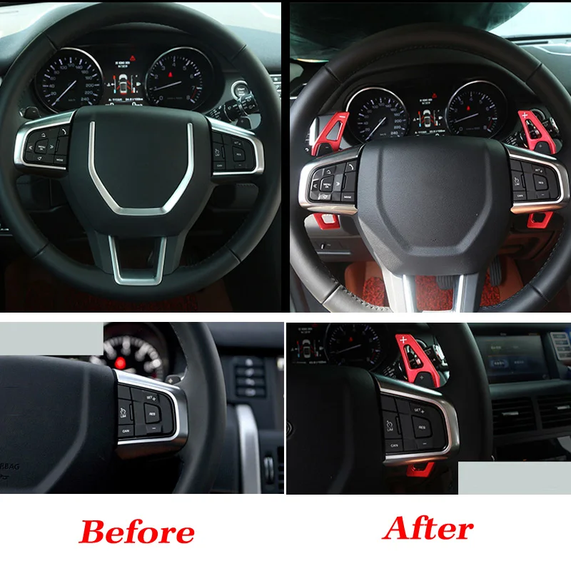 

2Pcs Steering Wheel Gear Shift Paddle for Land Rover Discovery 4 5 Range Rover Sport Vogue Evoque Velar for Jaguar XF XE F-PACE