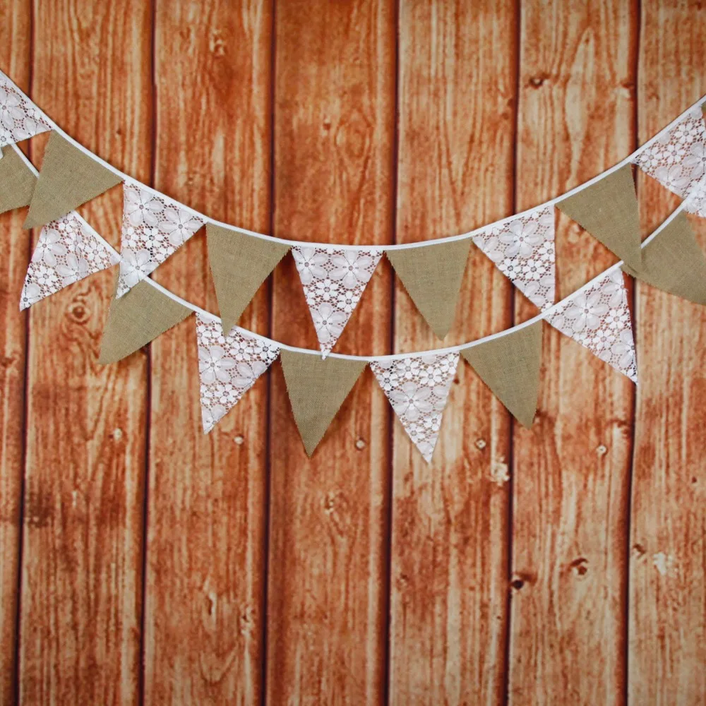 3 м 12 Мешковина для флагов цветочное кружево свадебное украшение баннеры