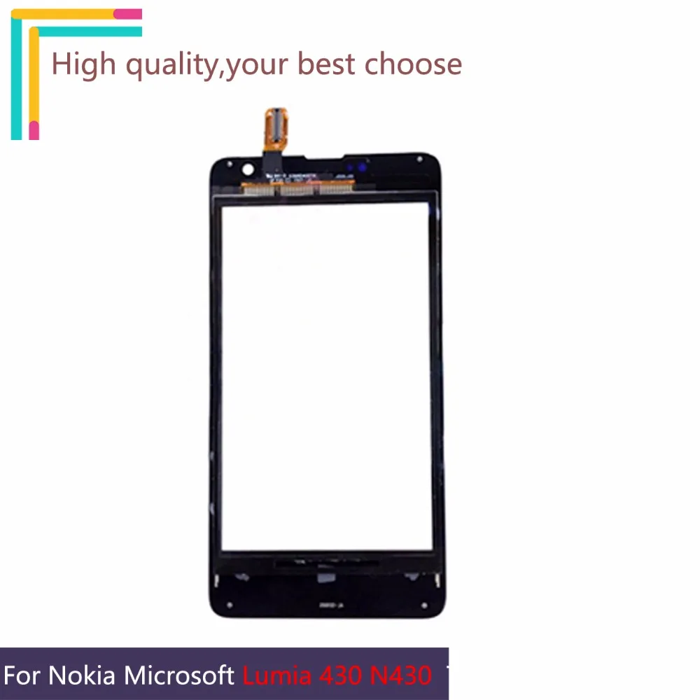 10 шт./партия для Nokia microsoft Lumia 430 N430 сенсорный экран Сенсорная панель дигитайзер