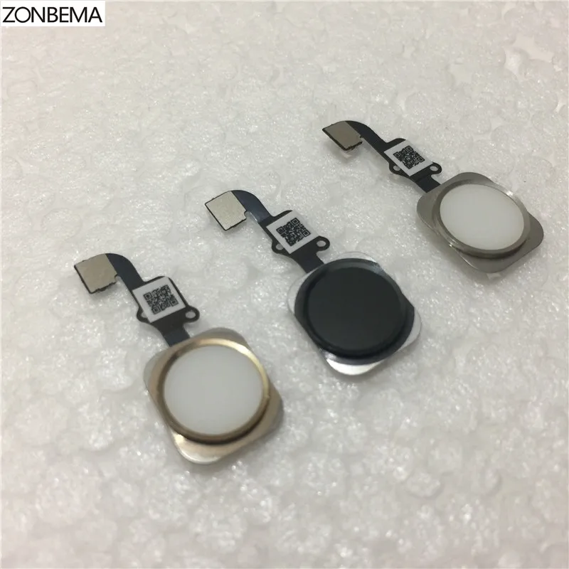 ZONBEMA 20 шт./лот кнопка Home с гибким кабелем лента в сборе для iPhone 6 6G 4 7 &quot6 Plus 5 5&quot