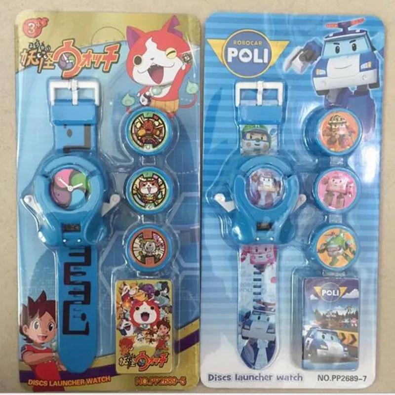 1pcs Yo-kai Projection watches Anime hot toys christmas watch men women and Baby kids for children relogio tzx107 | Игрушки и хобби