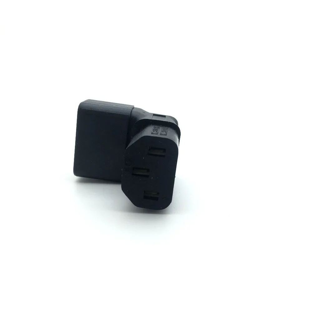 Адаптер под прямым углом IEC UP angle 320 C14 to C13 адаптер для настенного монтажа