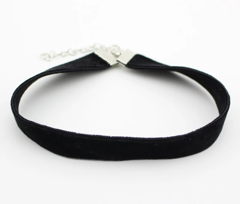 Женское бархатное ожерелье ручной работы в стиле ретро 90-х 2015 | Украшения и