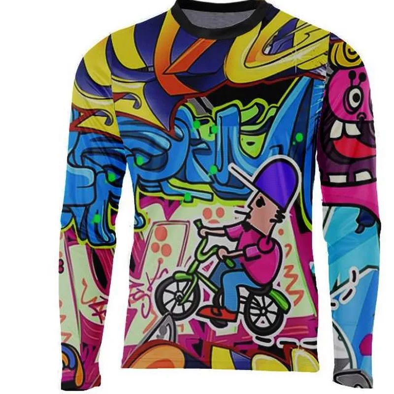 

Long Sleeve Mountain MTB Motocross Cycling Jersey Bicycle MTB Bike Clothing Sports Shirt Road Shirts Tops Downhill Jerseys