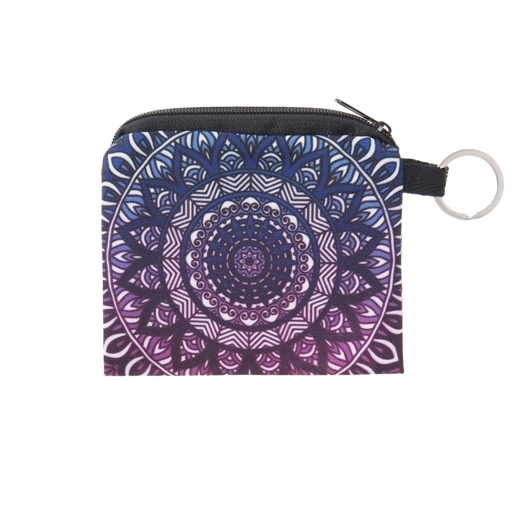Мини кошелек квадратный женский с принтом на молнии|money bag|square walletbrand coin purse |
