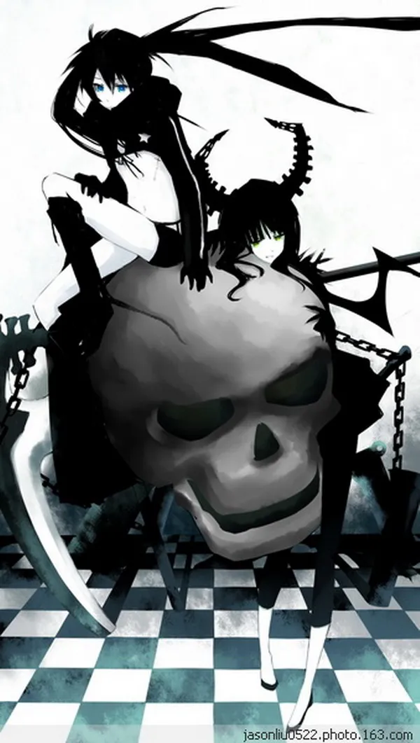 

Black Rock Shooter Anime Character 120*210CM Single-side Quilt Cover #30130