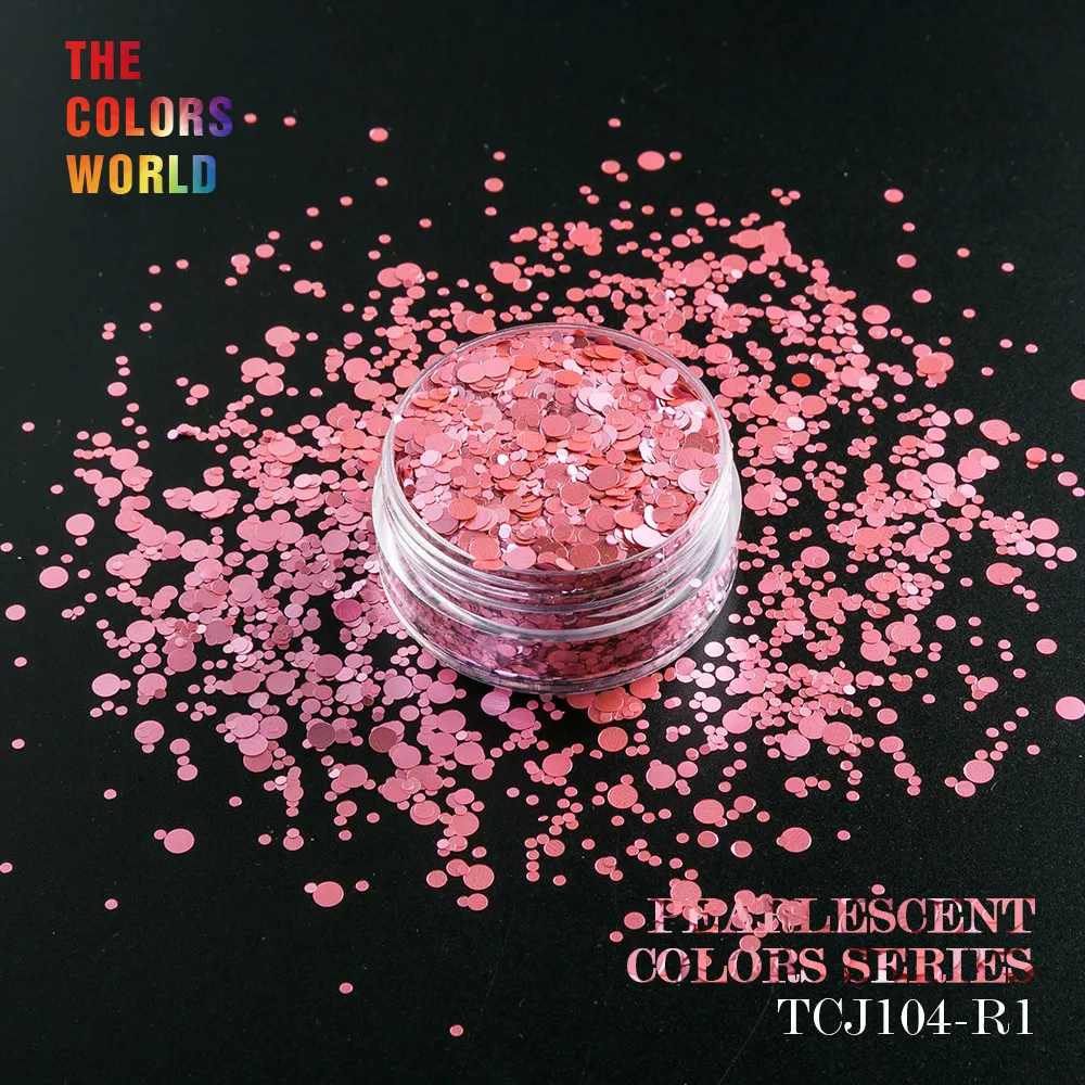 Перламутровый темно-розовый кристаллический металлический блеск для ногтей