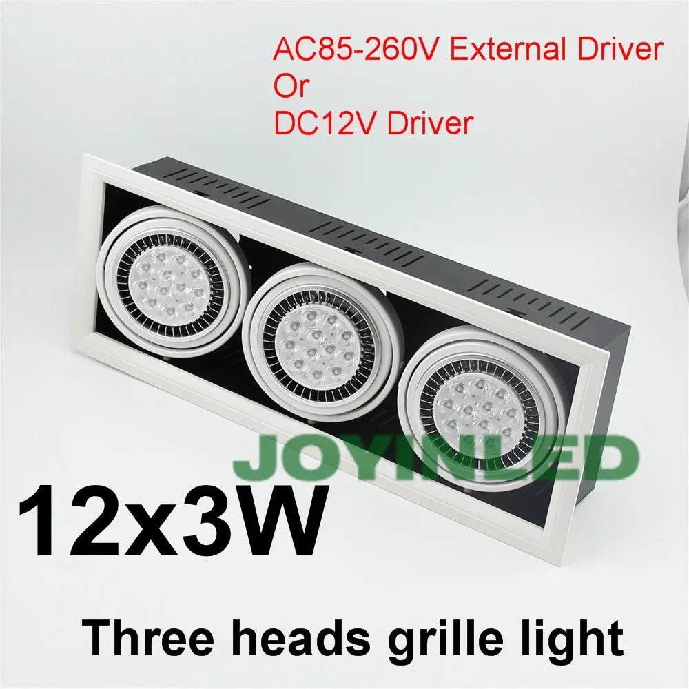 Светодиодный светильник для решетки радиатора 360 регулируемый AR111 коммерческий