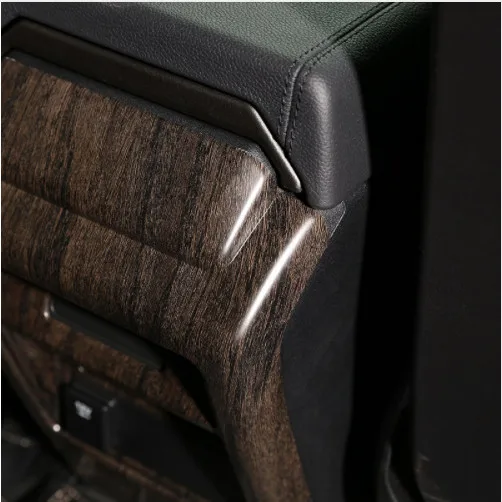 

Oak Wood Style ABS Chrome Rear Seat Air Conditioning Vent Frame Cover Trim Sticker For Land Rover Discovery Sport 2015+ Car Part