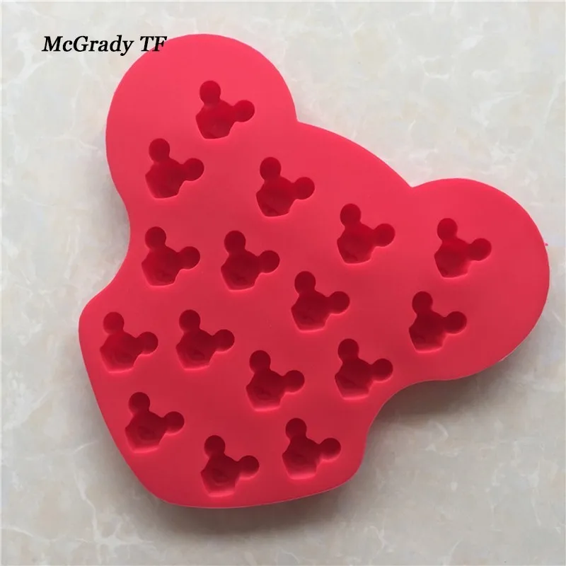 1 шт. милые Мышь котенок енот силиконовые формы для торта декоративные кремниевой