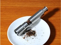 1pc ssteel thumb push salt pepper grinder spice sauce mill grind stick kitchen tool cooking tools kx 136