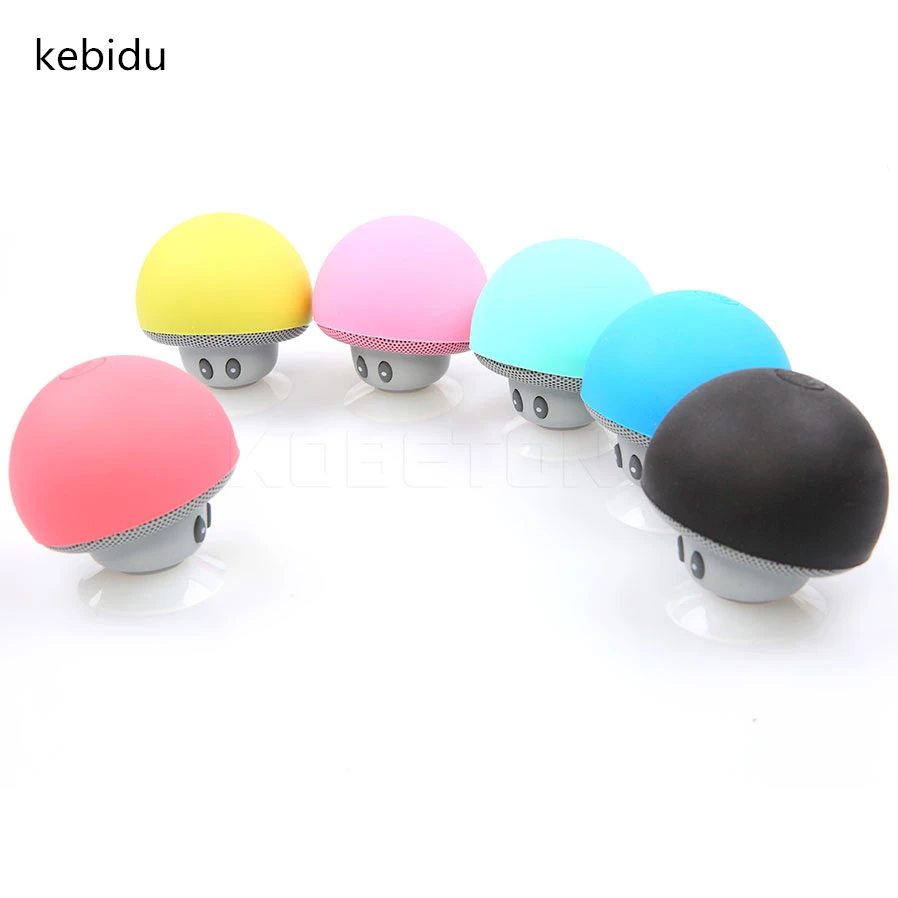 Kebidu беспроводной Bluetooth мини динамик гриб Handfree держатель музыкальный плеер для