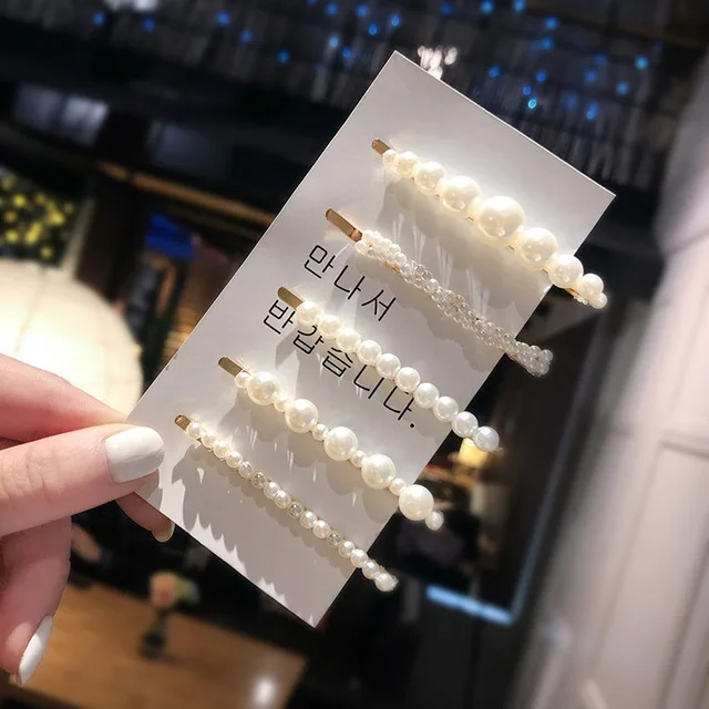 2/3/5 шт/комплект модные свадебные туфли Украшенные жемчугом Заколка для волос