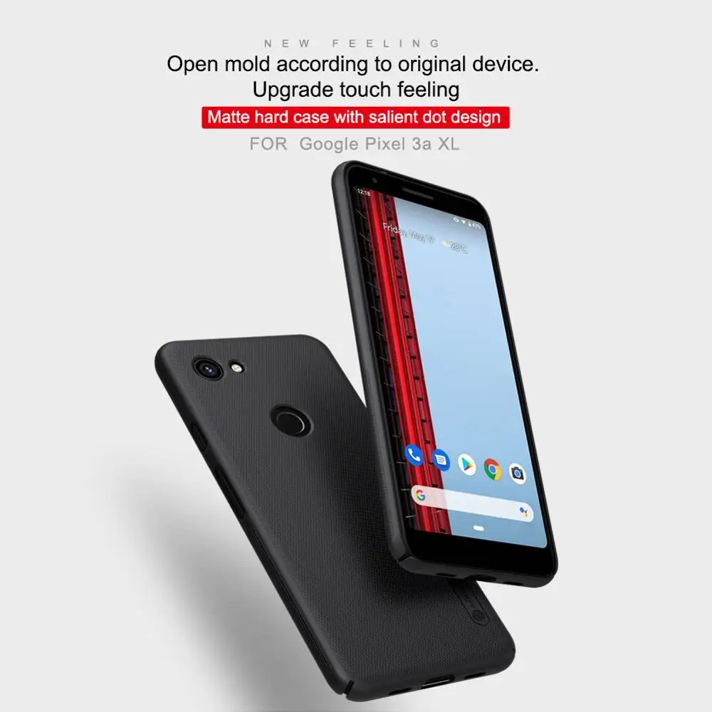 Original Nillkin Super Frosted Shield Shell Case For Google pixel 3a Hard PC Matte Back Cover Pixel XL Fundas Business cases |