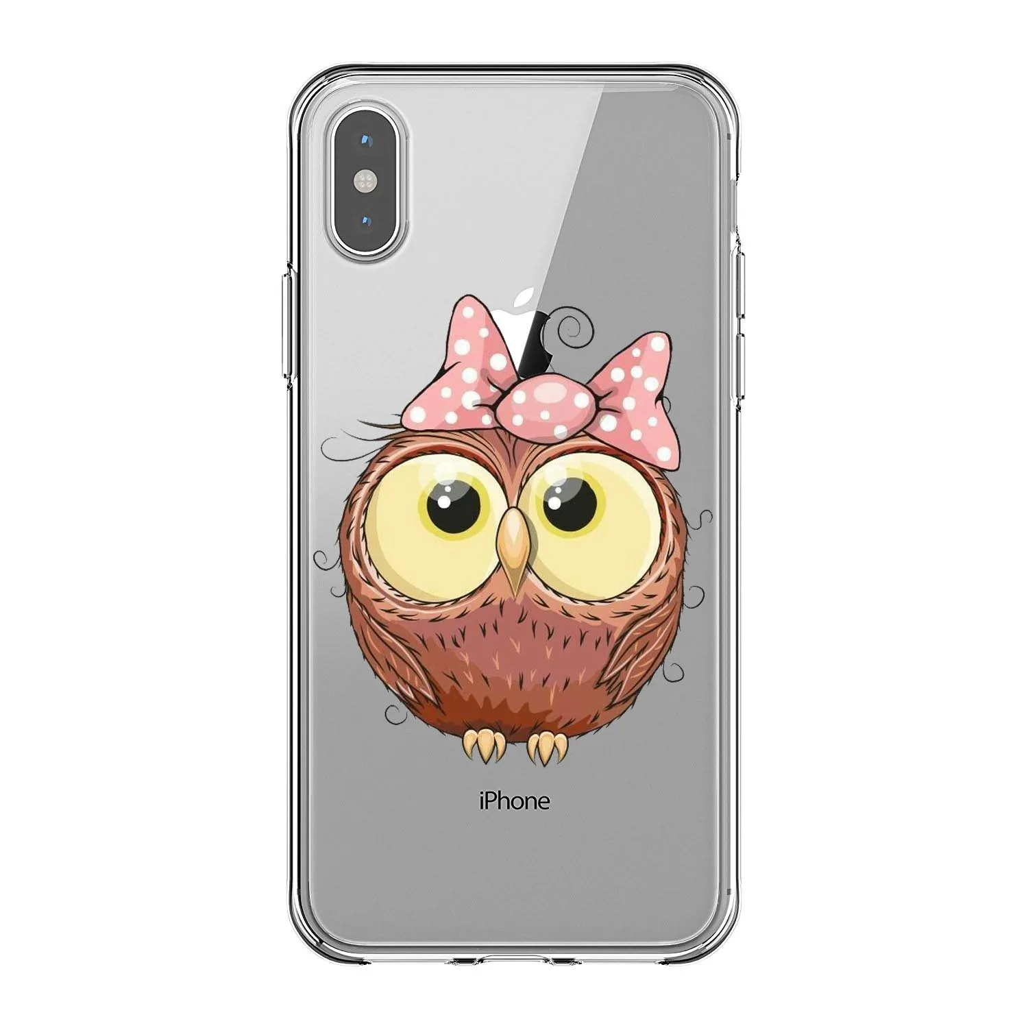 Милый прозрачный чехол с рисунком совы для X10 Max 6 6S Plus SE 5S 7 8 мягкий силиконовый из
