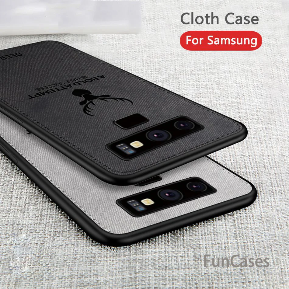 Чехол для телефона samsung Note 9 Ткань олень мягкий чехол Galaxy S9 S8 плюс S7 Edge Coque Funda |