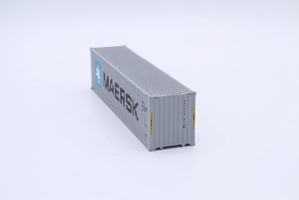 Коллекционная литая Игрушечная модель подарок 1:50 весы MAERSK 40-футового грузовой контейнер модель для делового подарка, Дисплей украшения
