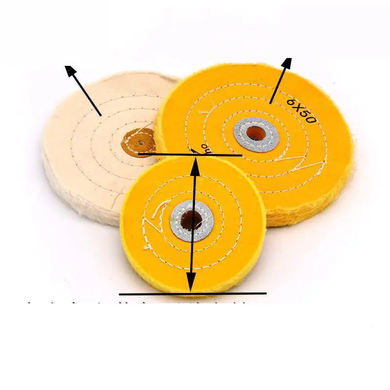 1 шт. хлопок полировальные колеса ткань Полировка шлифовальный круг для