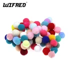 Wifreo, оптовая продажа, 500 шт., 8 мм, 10 мм, Glo Bug, яйцо для вязания мух, плюшевый мяч, приманки для рыбалки, синтетические, для вязания мух, икры