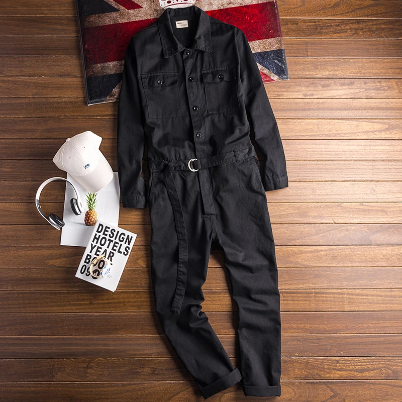 2019 новый европейский и американский простой ретро Рабочий Комбинезон уличная