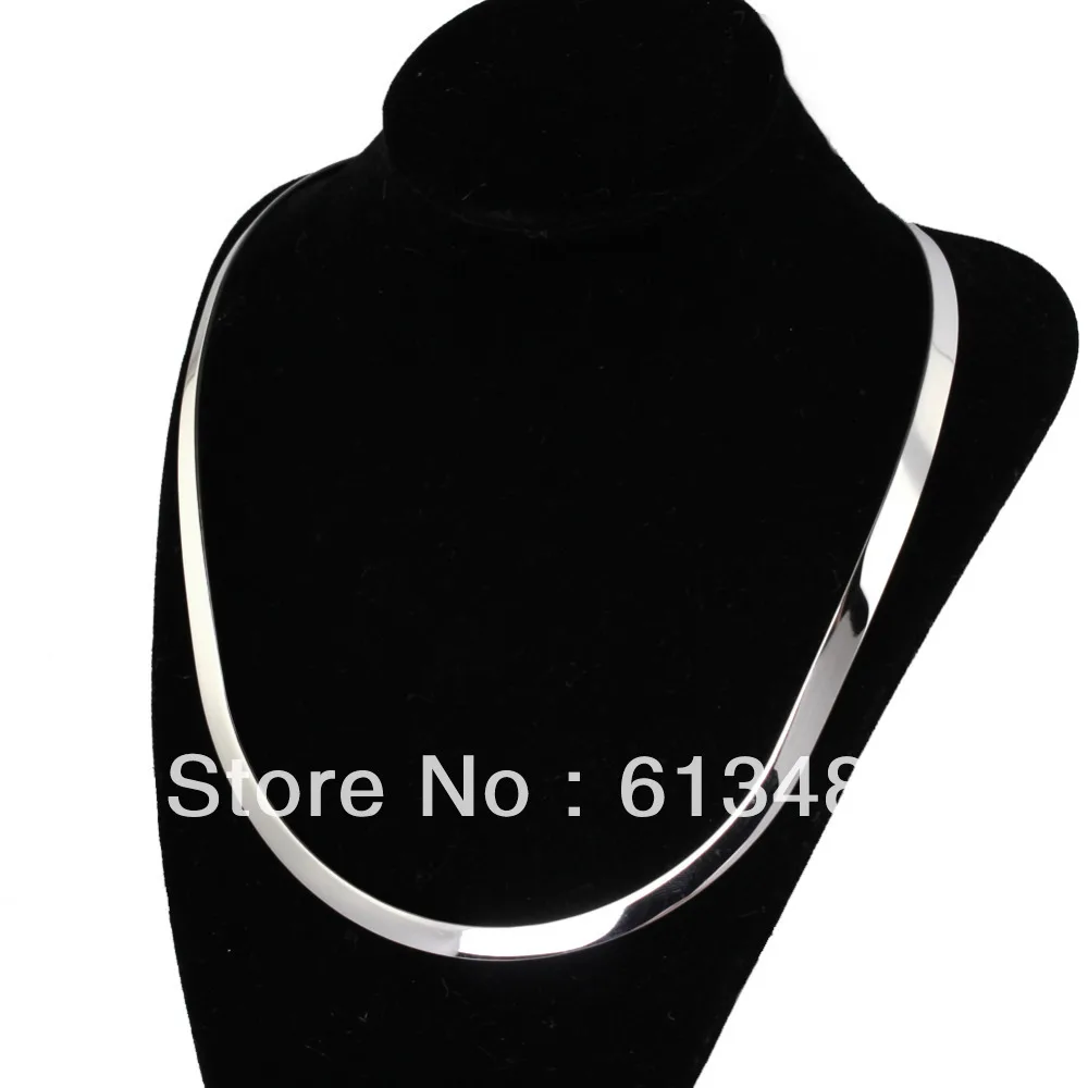 Оптовая и розничная продажа новое модное благородное серебряное ожерелье из