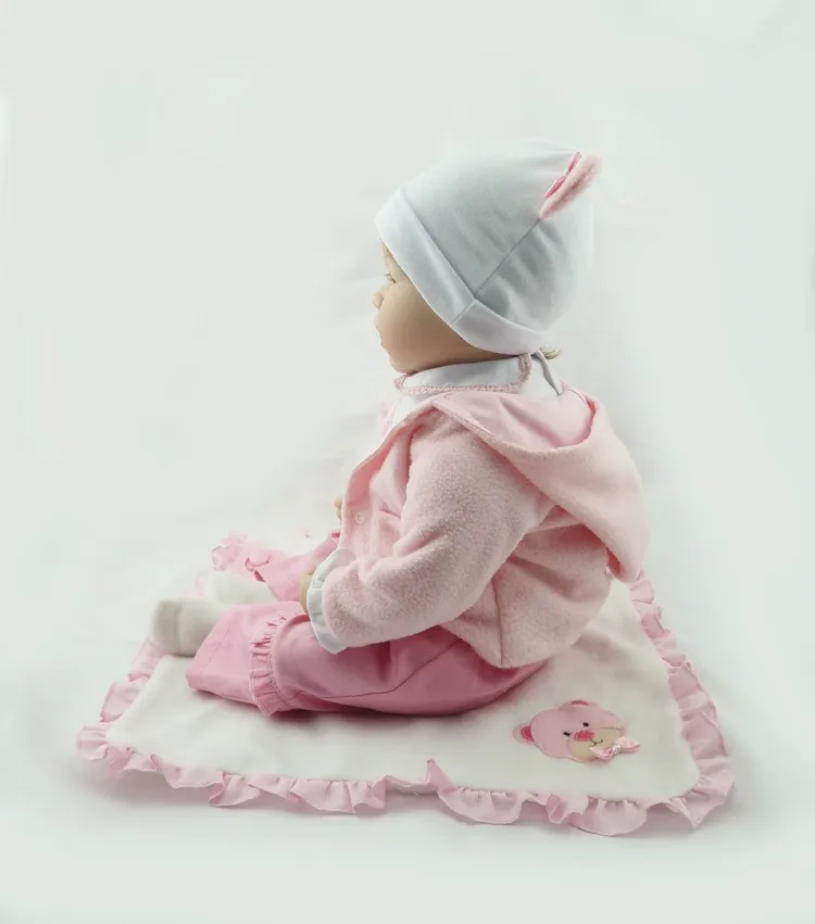 NPK 55cm Victoria adora Lifelike newborn Baby Bonecas Bebe kid toy girl soft silicone reborn baby dolls | Игрушки и хобби