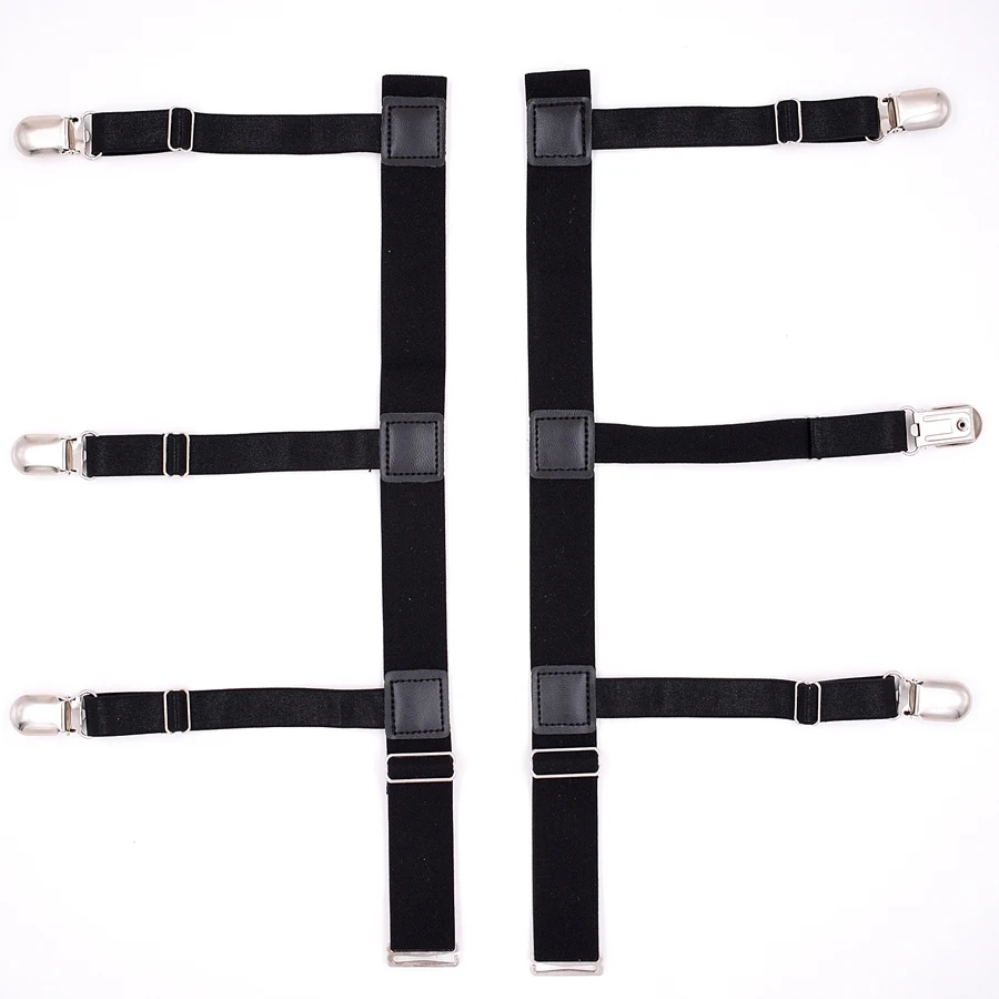 Подтяжки для рубашек мужские эластичные 1 пара|fashion suspenders|suspenders fashionshirt stays |
