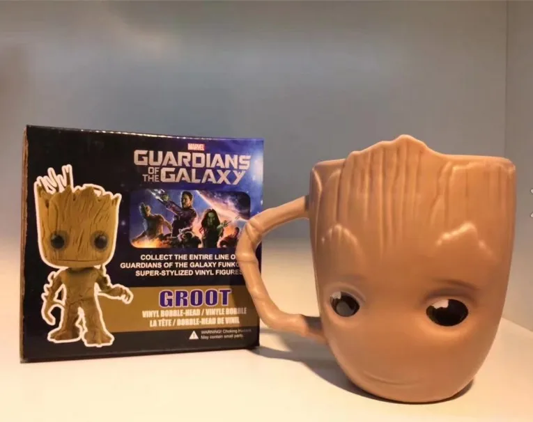Galaxy Guard дерево человек 3D мультфильм керамическая чашка Grut Стайлинг кружка аниме-атрибутика чашки дает друзьям творческую индивидуальность тренд