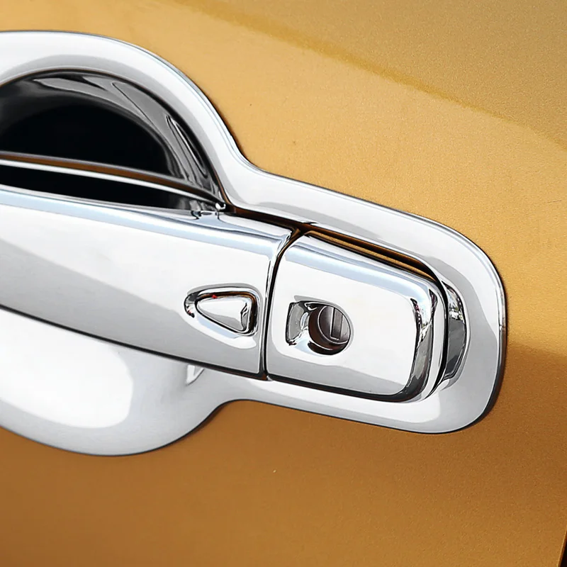 Protective Exterior Door Lock Handle /Bowl Cover Frame For Nissan Qashqai 2016 2017 2018 Good Quality ABS CA062 | Автомобили и