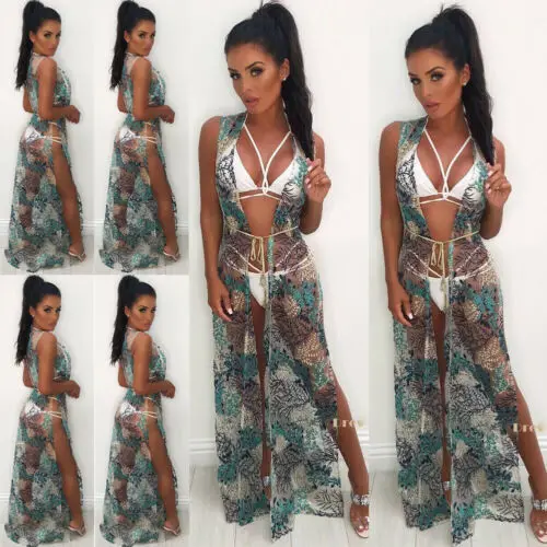 Летние модные женские повседневные соблазнительный кружевной вязаный без