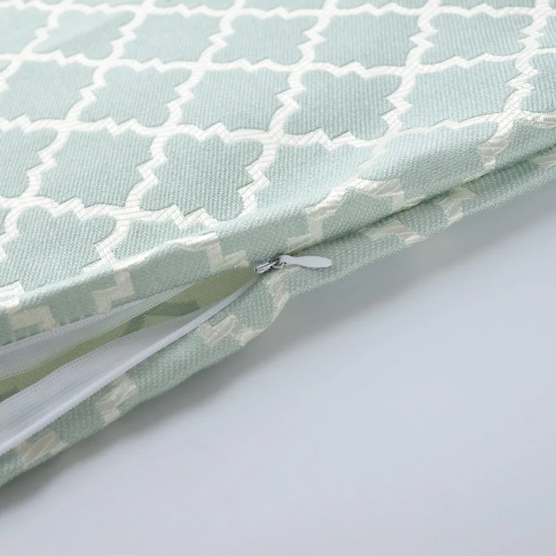 Япония летние Геометрические жаккардовые ткани подушки оптом стул наволочки