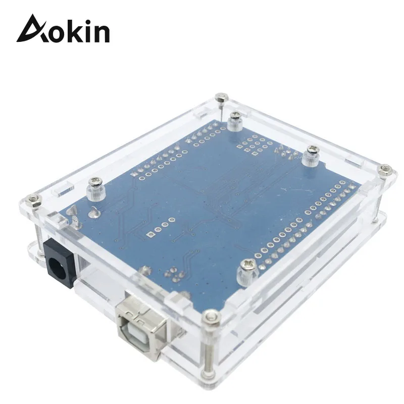 Чехол для Uno R3 Прозрачный Акриловый чехол совместимый с arduino UNO Fundas | Компьютеры и
