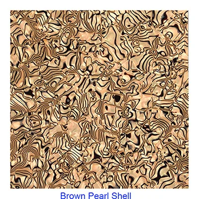 Brown Pearl Shell 24 см x 22 см качественная Акустическая гитара накладка целлулоидный материал чистый лист самоклеящаяся пластина для царапин доступны различные цвета - Цвет: Brown Pearl Shell