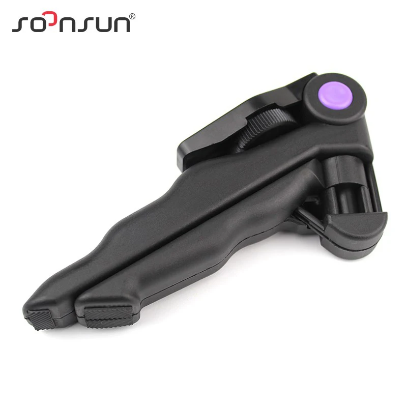 Настольный Штатив SOONSUN портативный складной мини-штатив с ручкой для GoPro Hero 9 8 7 6 5 4