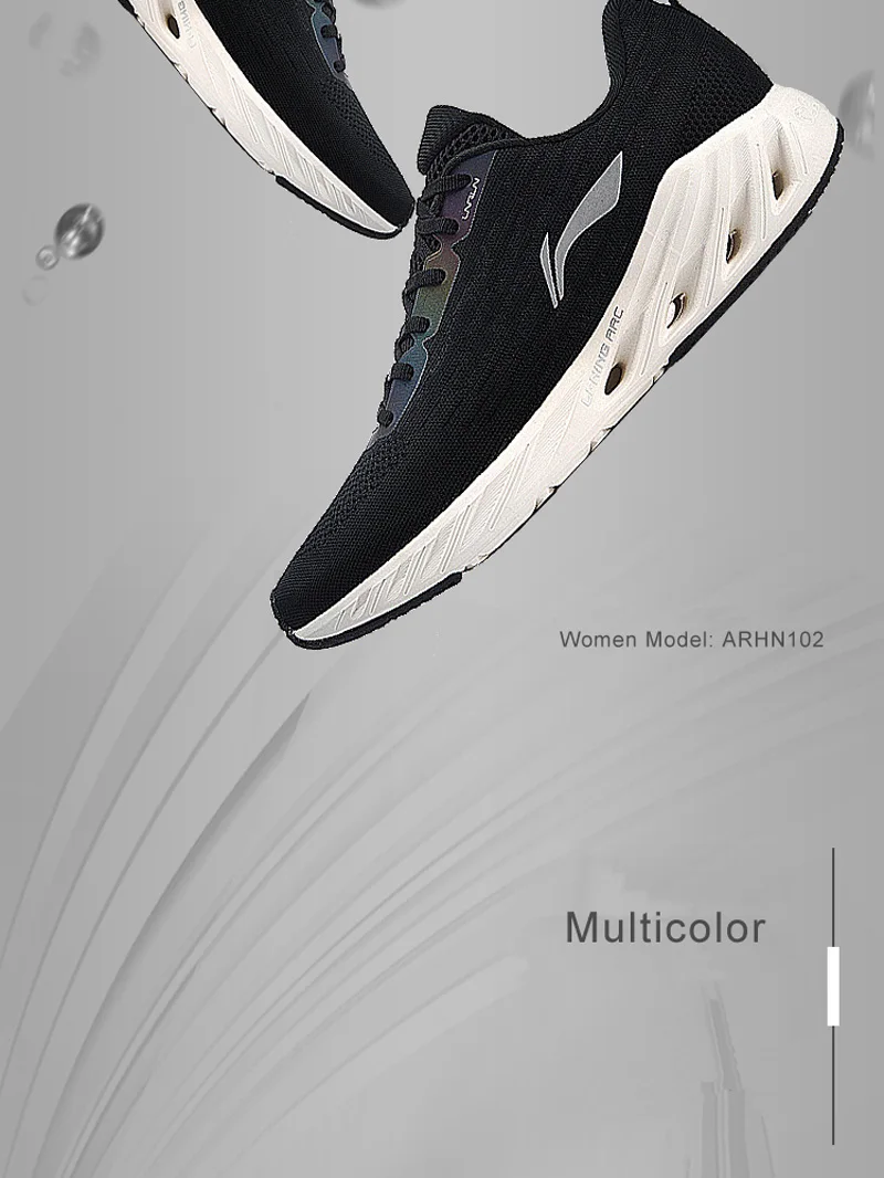 Li-Ning мужские кроссовки LN ARC с подкладкой из дышащей пряжи, спортивные кроссовки ARHN083 XYP805